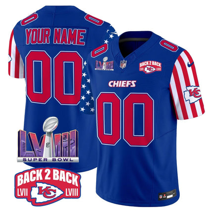 Chiefs American Style Vapor Limited Custom Jersey - All Stitched KCCHI_KDZ - KINDOZY