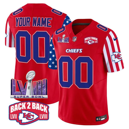 Chiefs American Style Vapor Limited Custom Jersey - All Stitched KCCHI_KDZ - KINDOZY