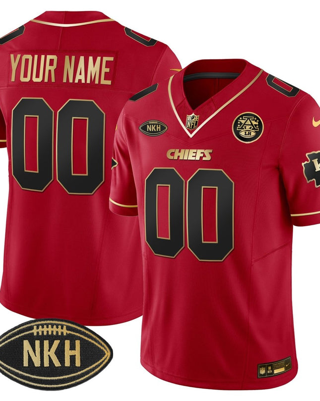 Chiefs NKH Patch 2023 Vapor Limited Custom Jersey - All Stitched KCCHI_KDZ - KINDOZY