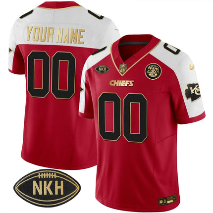 Chiefs NKH Patch 2023 Vapor Limited Custom Jersey - All Stitched KCCHI_KDZ - KINDOZY