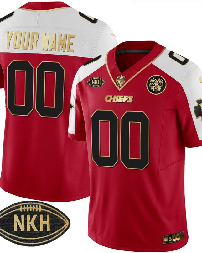 Chiefs NKH Patch 2023 Vapor Limited Custom Jersey - All Stitched KCCHI_KDZ - KINDOZY