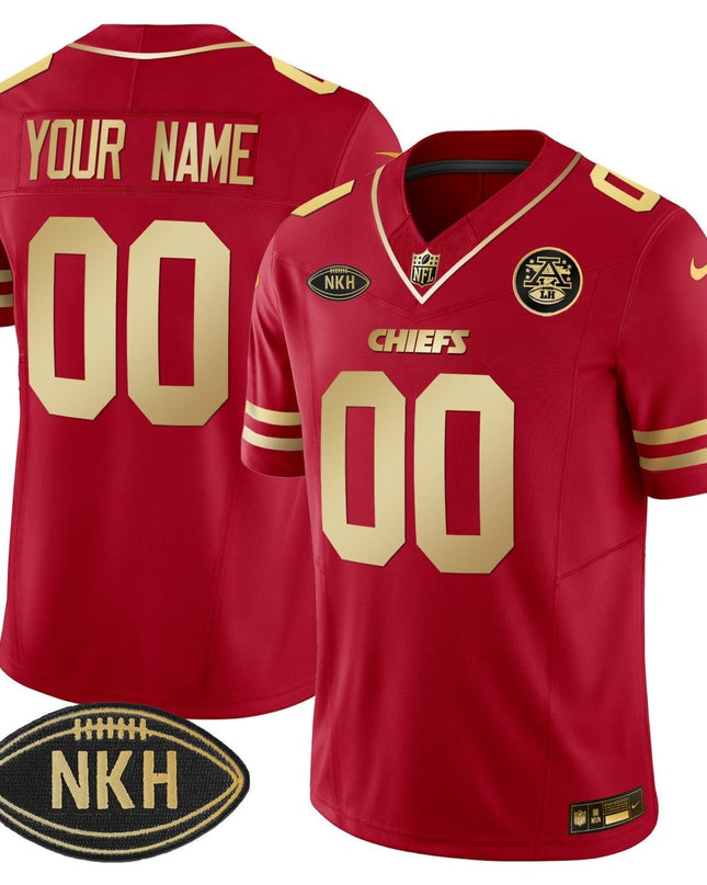 Chiefs NKH Patch 2023 Vapor Limited Custom Jersey - All Stitched KCCHI_KDZ - KINDOZY