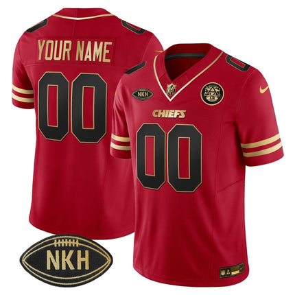 Chiefs NKH Patch 2023 Vapor Limited Custom Jersey - All Stitched KCCHI_KDZ - KINDOZY