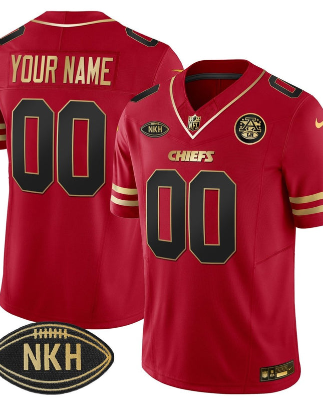 Chiefs NKH Patch 2023 Vapor Limited Custom Jersey - All Stitched KCCHI_KDZ - KINDOZY