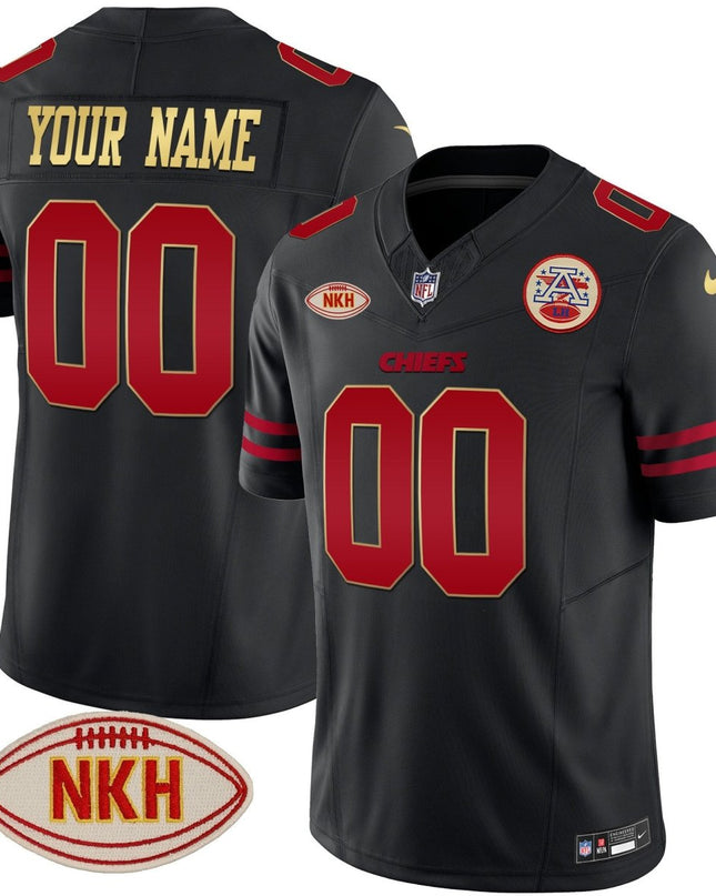 Chiefs NKH Patch 2023 Vapor Limited Custom Jersey - All Stitched KCCHI_KDZ - KINDOZY