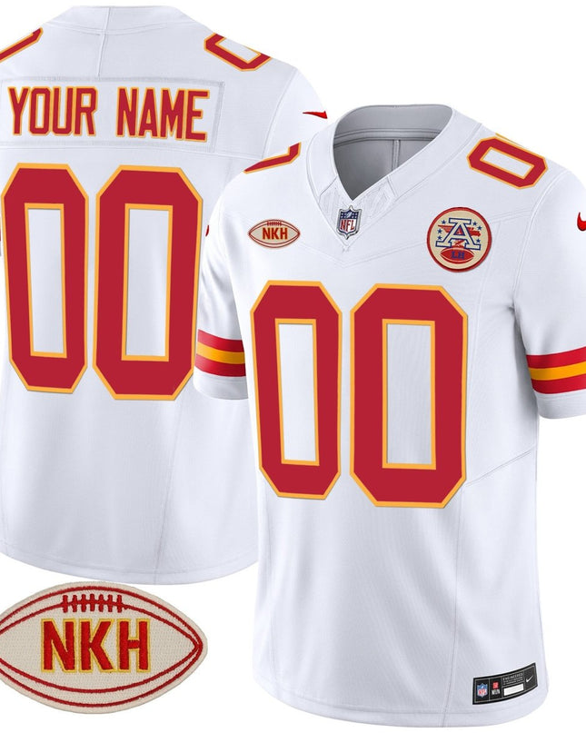 Chiefs NKH Patch 2023 Vapor Limited Custom Jersey - All Stitched KCCHI_KDZ - KINDOZY