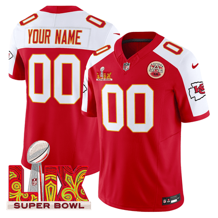 Chiefs Super Bowl LIX Patch Vapor Limited Custom Jersey - All Stitched KCCHI_KDZ - KINDOZY