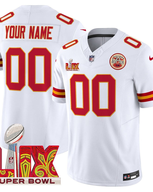Chiefs Super Bowl LIX Patch Vapor Limited Custom Jersey - All Stitched KCCHI_KDZ - KINDOZY