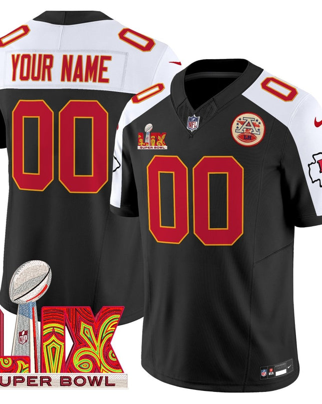 Chiefs Super Bowl LIX Patch Vapor Limited Custom Jersey - All Stitched KCCHI_KDZ - KINDOZY