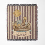 Noah’s Ark Blessing – Custom Baby Woven Blanket