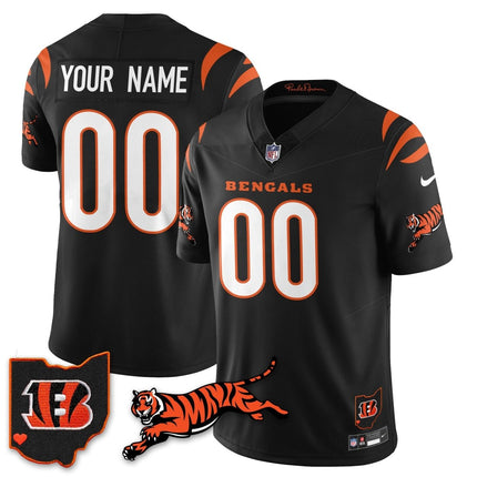 Cincinnati Bengals Vapor F.U.S.E. Limited Custom Jersey - All Stitched CINBEN_KDZ - KINDOZY