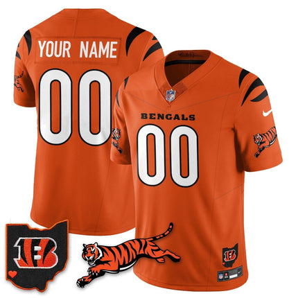 Cincinnati Bengals Vapor F.U.S.E. Limited Custom Jersey - All Stitched CINBEN_KDZ - KINDOZY