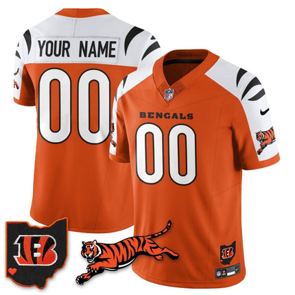 Cincinnati Bengals Vapor F.U.S.E. Limited Custom Jersey - All Stitched CINBEN_KDZ - KINDOZY