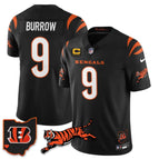 Black / Joe Burrow - 9 / S