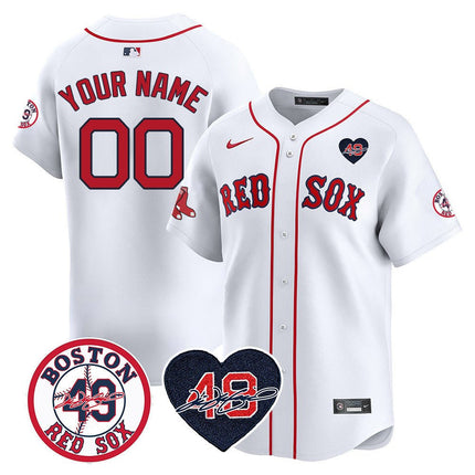 Custom Boston Red Sox Tim Wakefield Memorial Jersey – All Stitched BOSRED_KDZ - KINDOZY
