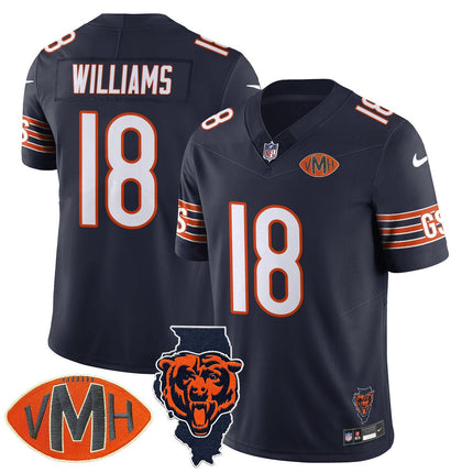 Custom Chicago Bears Honor Virginia Halas McCaskey Jersey - All Stitched CHIBEA_KDZ - KINDOZY