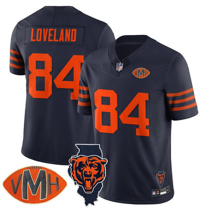Custom Chicago Bears Honor Virginia Halas McCaskey Jersey - All Stitched CHIBEA_KDZ - KINDOZY