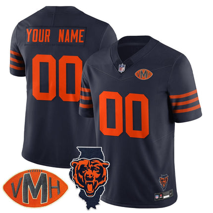 Custom Chicago Bears Honor Virginia Halas McCaskey Jersey - All Stitched CHIBEA_KDZ - KINDOZY