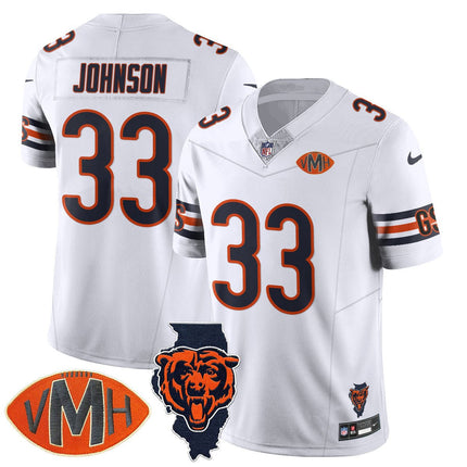 Custom Chicago Bears Honor Virginia Halas McCaskey Jersey - All Stitched CHIBEA_KDZ - KINDOZY