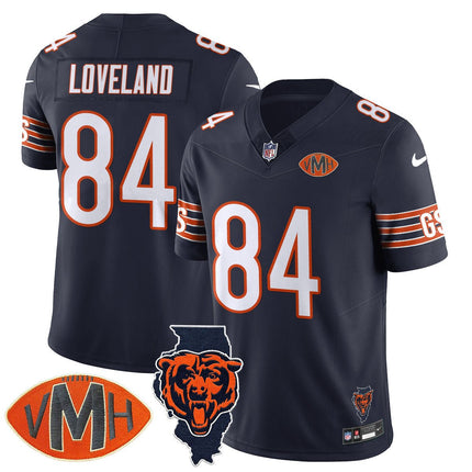 Custom Chicago Bears Honor Virginia Halas McCaskey Jersey - All Stitched CHIBEA_KDZ - KINDOZY
