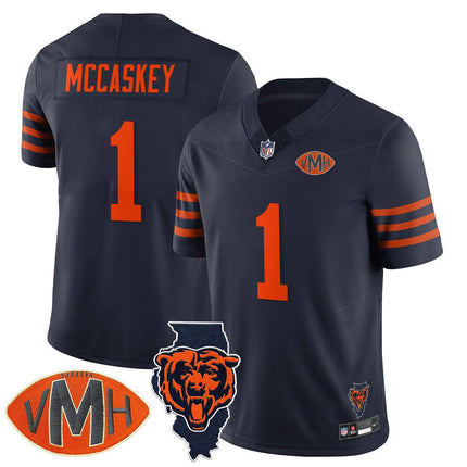Custom Chicago Bears Honor Virginia Halas McCaskey Jersey - All Stitched CHIBEA_KDZ - KINDOZY
