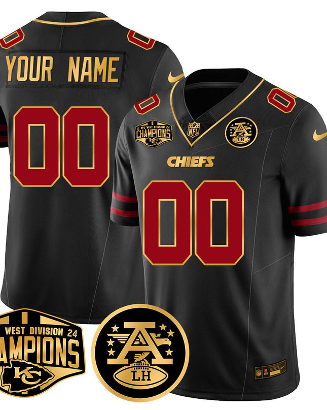 Custom Gender/Name Chiefs 2024 AFC West Champs Jersey - All Stitched KCCHI_KDZ - KINDOZY