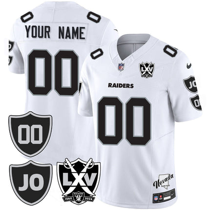 Custom Gender/Name Raiders Vapor Limited Jersey - All Stitched - Honor Jim Otto LVRAI_KDZ - KINDOZY