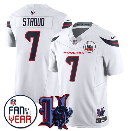 Custom Houston Texans "Fan Of The Year" Jersey - All Stitched HOUTEX_KDZ - KINDOZY