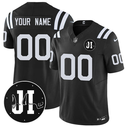 Custom Indianapolis Colts Limited 2025 Jersey - Memorial Patch for Jim Irsay - All Stitched INDCOL_KDZ - KINDOZY