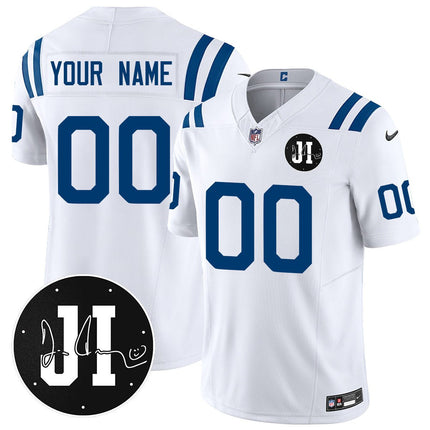 Custom Indianapolis Colts Limited 2025 Jersey - Memorial Patch for Jim Irsay - All Stitched INDCOL_KDZ - KINDOZY