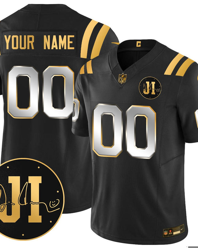 Custom Indianapolis Colts Limited 2025 Jersey - Memorial Patch for Jim Irsay - All Stitched INDCOL_KDZ - KINDOZY