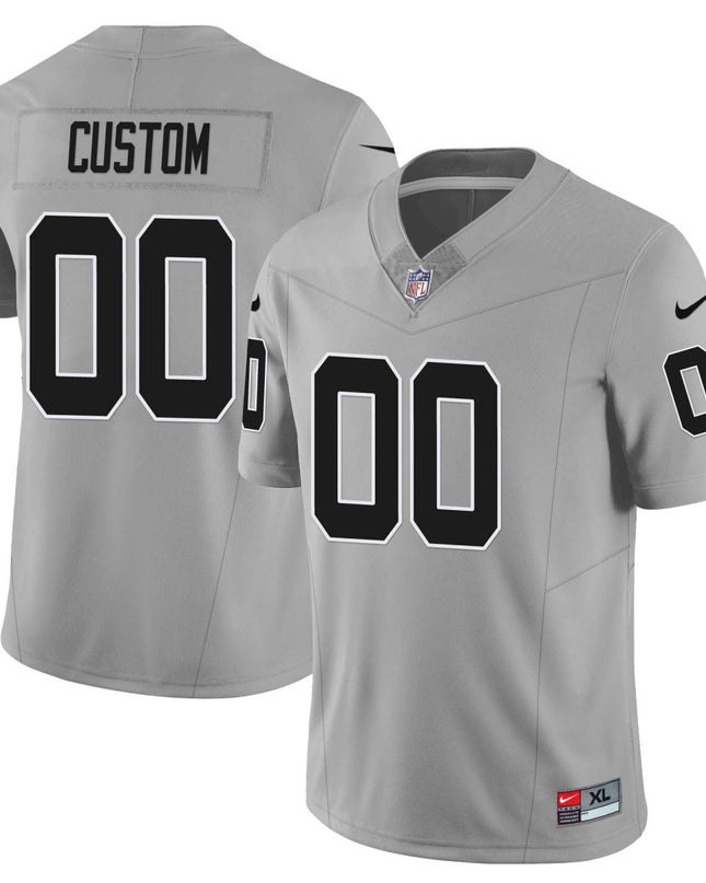Custom Las Vegas Raiders 2023 Nevada Sliver State Patch Jersey - All Stitched LVRAI_KDZ - KINDOZY