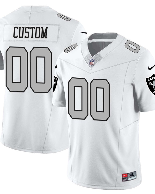 Custom Las Vegas Raiders 2023 Nevada Sliver State Patch Jersey - All Stitched LVRAI_KDZ - KINDOZY