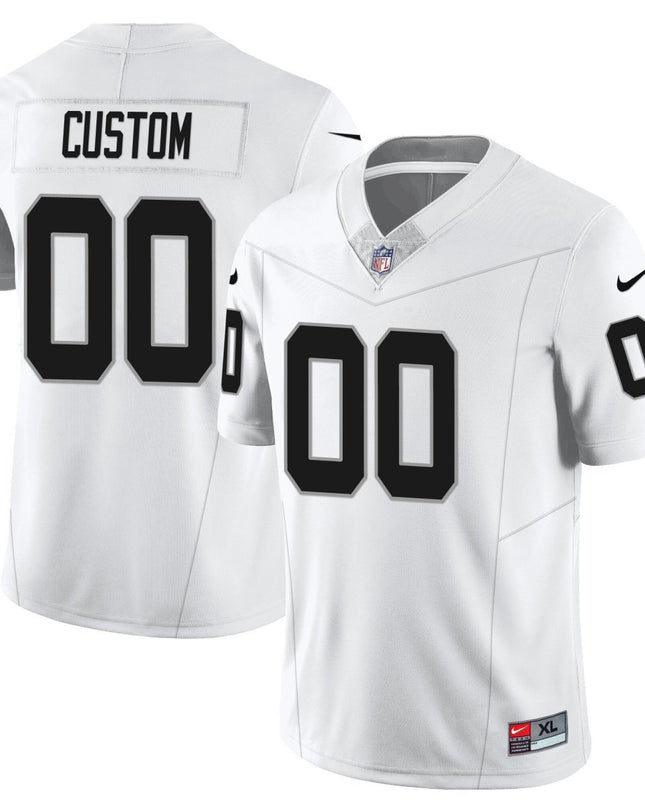 Custom Las Vegas Raiders 2023 Nevada Sliver State Patch Jersey - All Stitched LVRAI_KDZ - KINDOZY