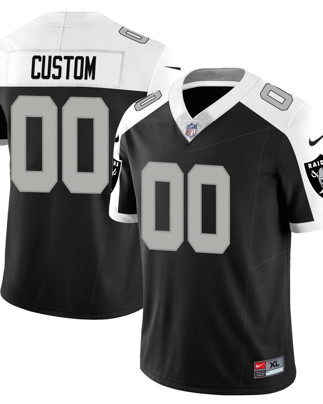 Custom Las Vegas Raiders 2023 Nevada Sliver State Patch Jersey - All Stitched LVRAI_KDZ - KINDOZY