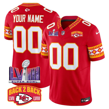 Custom Name/Gender Chiefs Special Vapor Limited Jersey - All Stitched KCCHI_KDZ - KINDOZY