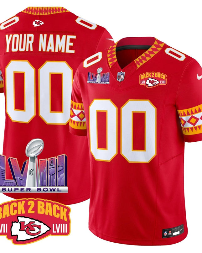 Custom Name/Gender Chiefs Special Vapor Limited Jersey - All Stitched KCCHI_KDZ - KINDOZY