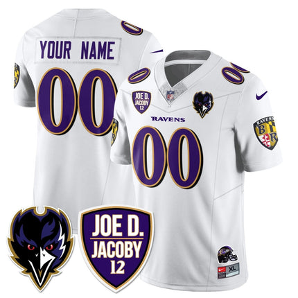 Custom Name/Gender Ravens Purple Rising 2024 Vapor Limited Jersey - All Stitched BALRAV_KDZ - KINDOZY