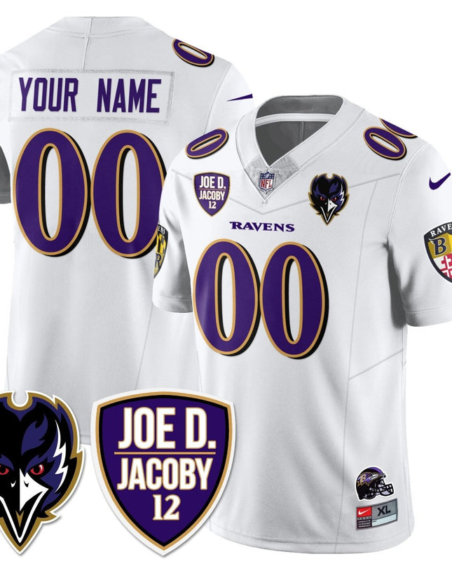 Custom Name/Gender Ravens Purple Rising 2024 Vapor Limited Jersey - All Stitched BALRAV_KDZ - KINDOZY