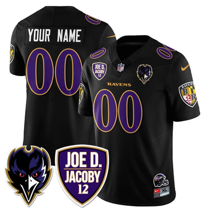 Custom Name/Gender Ravens Purple Rising 2024 Vapor Limited Jersey - All Stitched BALRAV_KDZ - KINDOZY