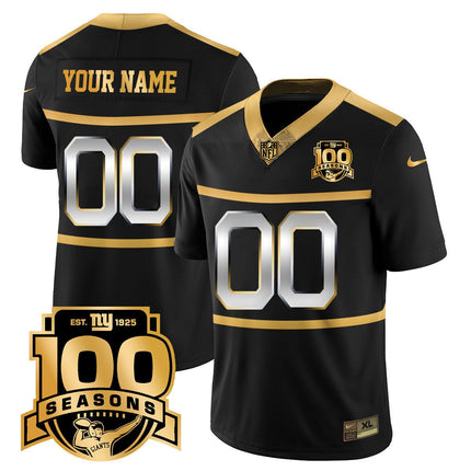 Custom New York Giants "Century Red' 100TH Season Commemorative Jersey TLA - All Stitched NYG_KDZ - KINDOZY