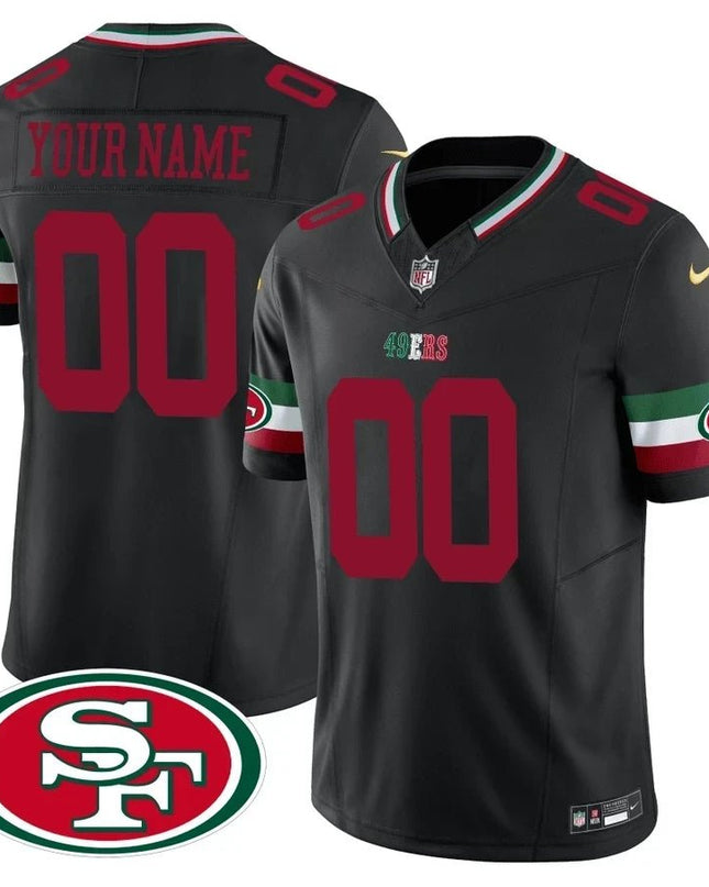 Custom San Francisco 49ers Limited Jersey - Mexico Edition SF49_KDZ - KINDOZY