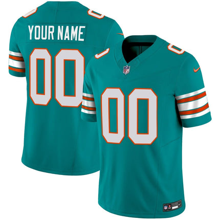 Dolphins Vapor Limited Custom Jersey - All Stitched MIA_KDZ - KINDOZY