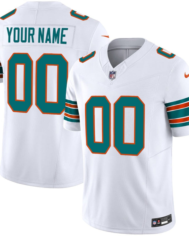Dolphins Vapor Limited Custom Jersey - All Stitched MIA_KDZ - KINDOZY