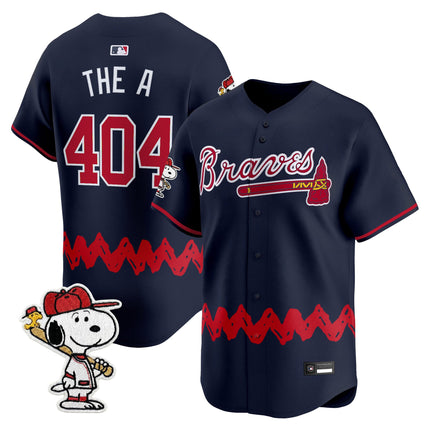 Men's Atlanta Braves x Peanuts Vapor Premier Limited Jersey - Stitched
