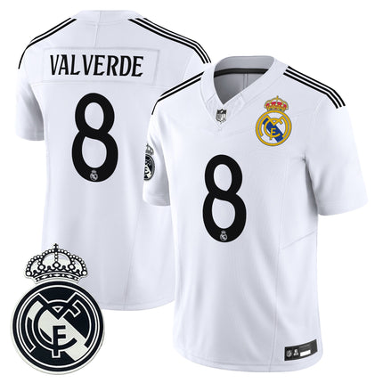 Real Madrid 2025 Soccer x Football Vapor Limited Jersey - All stitched