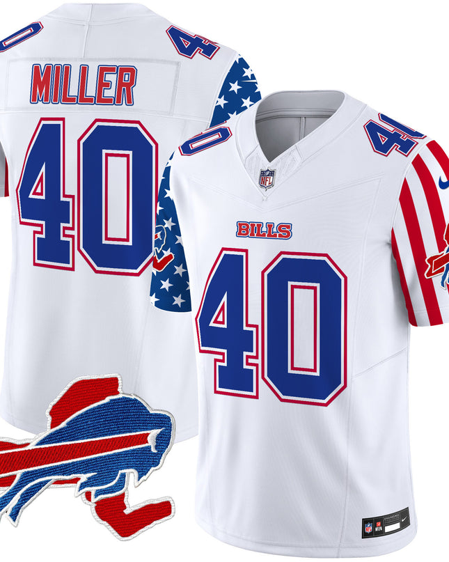 Men's Bills American Style Vapor Limited Jersey - All Stitched
