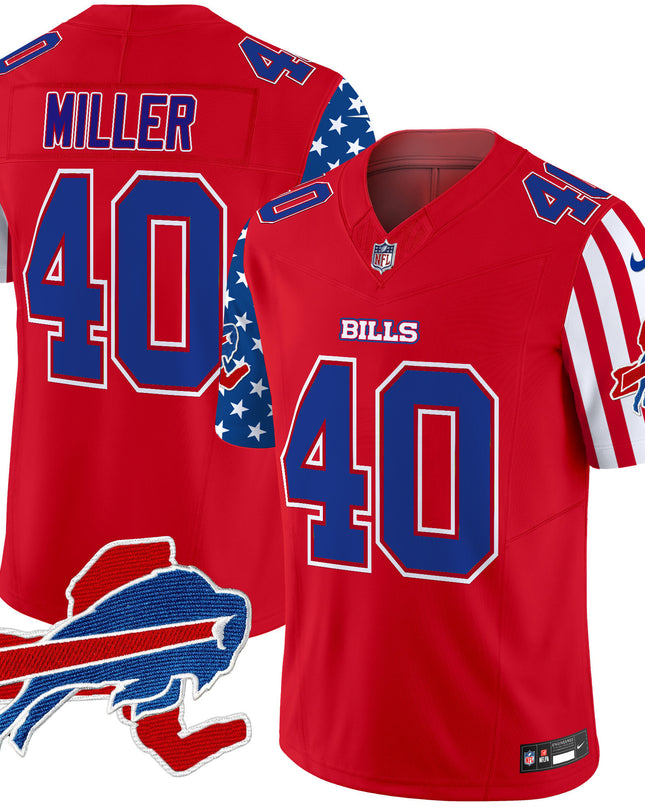 Men's Bills American Style Vapor Limited Jersey - All Stitched