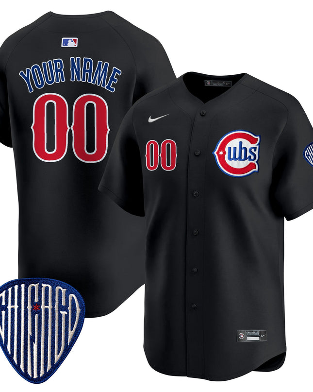 Chicago Cubs Blue Alternate Vapor Premier Limited Custom Jersey - All Stitched