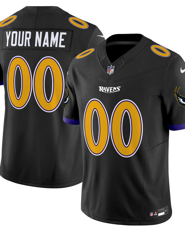 Ravens Special Vapor Limited Custom Jersey V2 - All Stitched